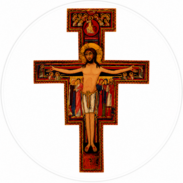 Prayer Before A Crucifix HALO-CARD™